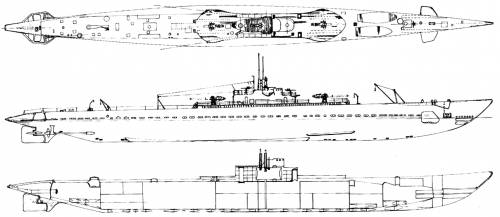 USS SS-167 Narwahl (1939)