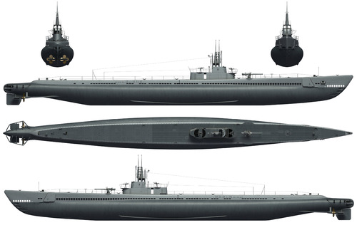 USS SS-228 Drum (Submarine) (1942)