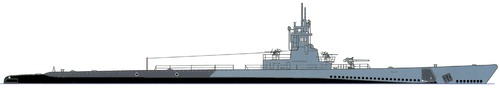 USS SS-237 Trigger 1945 [Submarine]