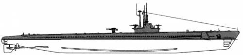 USS SS-421 Trutta (1945)