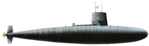 USS SSN-585 Skipjack [Submarine]