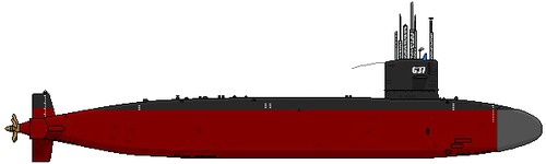 USS SSN-637 Sturgeon [Submarine]