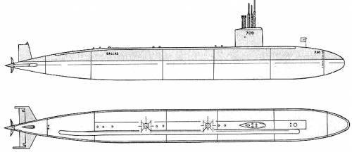 USS SSN-700 Dallas