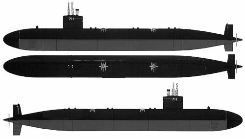 USS SSN-711 San Francisco (Submarine)
