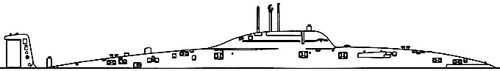 USSR Project 1710 Beluga class Submarine
