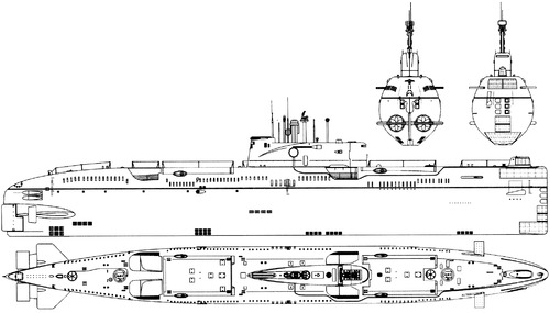 USSR Project 651 Juliett-class SSG Submarine