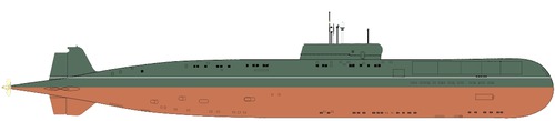 USSR Project 661 Anchar K-222 [Papa-class SSGN Submarine]