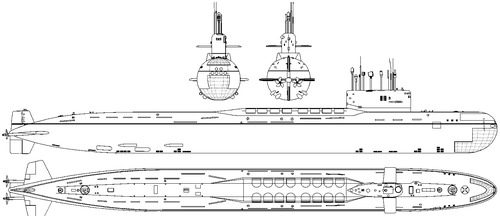USSR Project 667A Navaga-class K-219 [Yankee I-class SSB Submarine]