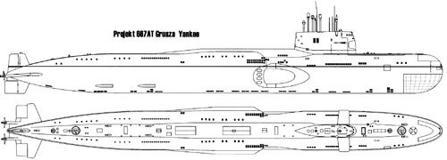 USSR Project 667AT Navaga [Yankee -class SSBN Submarine]