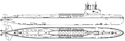USSR Project 667AU Nalim [Yankee-class SSBN Submarine]