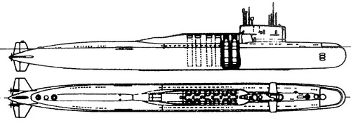 USSR Project 667B Murena Delta I-class Submarine