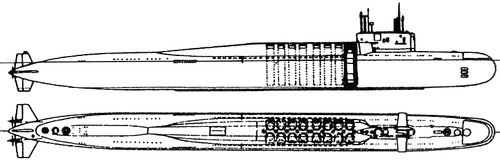 USSR Project 667BD [Delta II class Murena-M SSBN Submarine]
