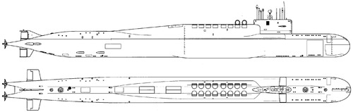 USSR Project 667BDRM Delfin Delta IV-class Submarine