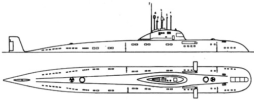 USSR Project 671 Yersh Victor I-class Submarine