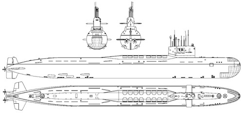 USSR Project 687A K-137 Leniniec [Yankee I-class SSB Submarine]