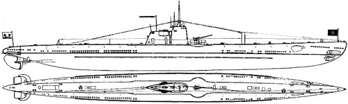USSR Project 6 D-3 Krasnogvardyeyets 1942 (Dekabrist-class Submarine)