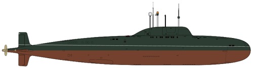 USSR Project 705 Lira Alfa-class Submarine