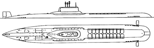 USSR Project 941 Akula Typhoon-class Submarine