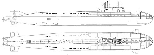 USSR Project 949A Antey Oscar-II class SSGN Submarine] Kursk K-141