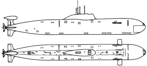 USSR Project 971 Bars Akula-class Submarine