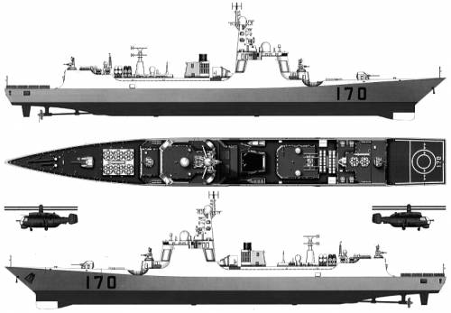 PLA Navy 052C DDG-170 Ranzhou China (Destroyer)