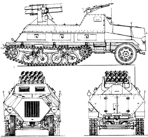 15 cm Panzerwerfer 42 auf Sf