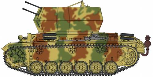 2cm Flakvierling 38 auf Fahrgestell Pz.Kpfw.III Ausf.M