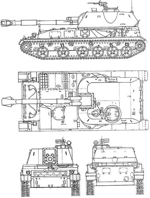 2S3M Akatsiya M 152mm SPG (1973)