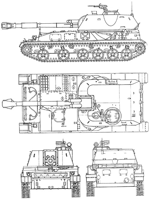 2S3M Akatsiya M 152mm SPG (1973)
