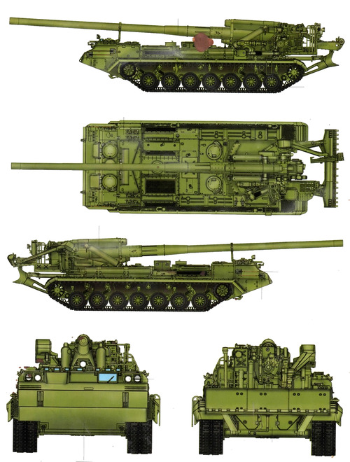 2S7M Mialka M 203mm SPG (1975)