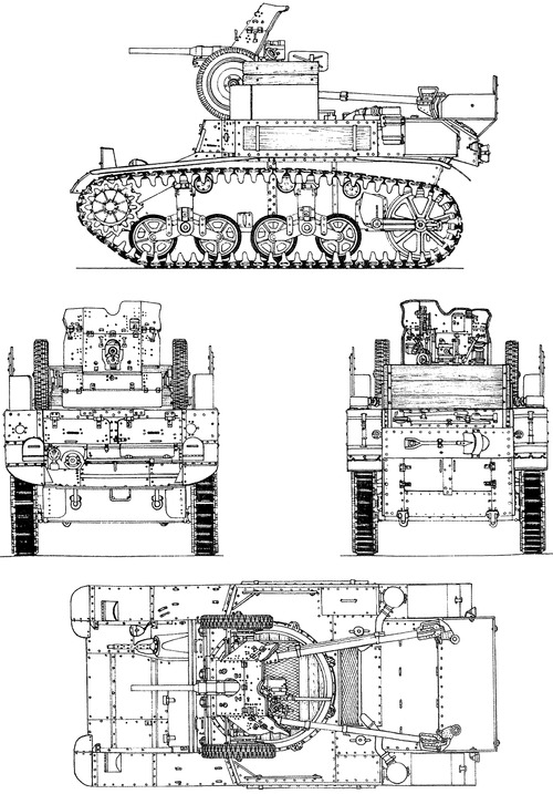 3.7cm Pak 36 auf Leichter Panzer M3(a) 740(a)