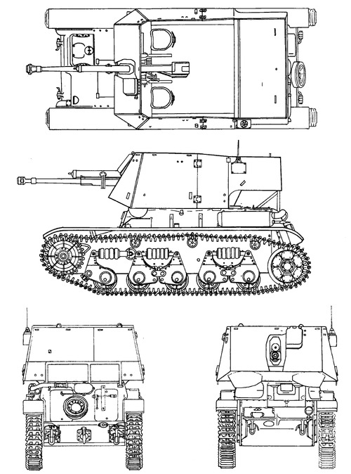 4.7cm Pak1 Pz.Kpfw.35R Panzerjager I
