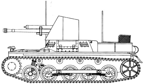 4.7cm Pak 1 (Stl) auf Sd.Kfz.101 Pz.Kpfw.I Ausf.B Panzerjager I