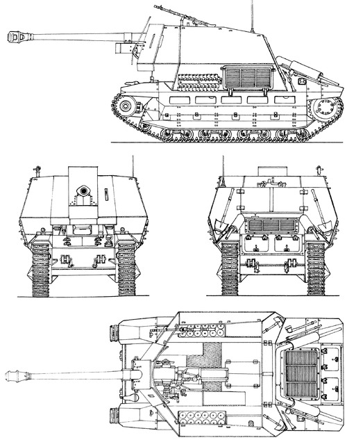 7.5cm Pak 40 L-48 Panzerjager-Selbstfahrlafette auf Fahrgestell Panzer FCM (f) 737(f)