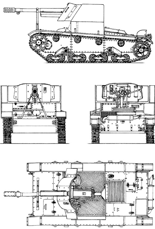 7.5cm Pak 97-98 (f) auf T-26 (r) Beutepanzer (late)