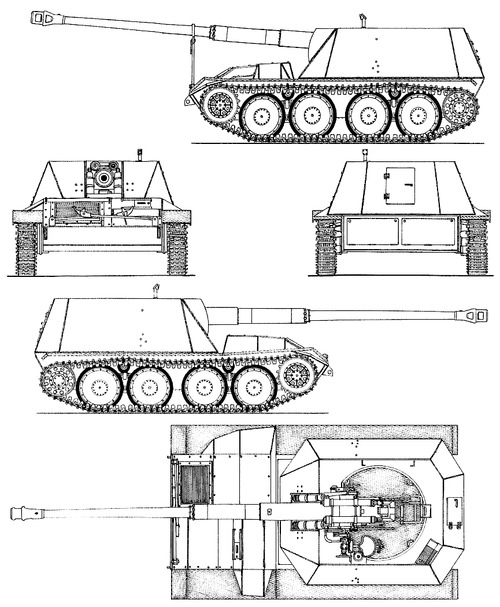 8.8cm Pak 43 Waffentrager Ardlet