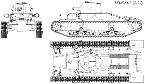 A11 Cruiser Tank Mk.I Matilda Mk.I