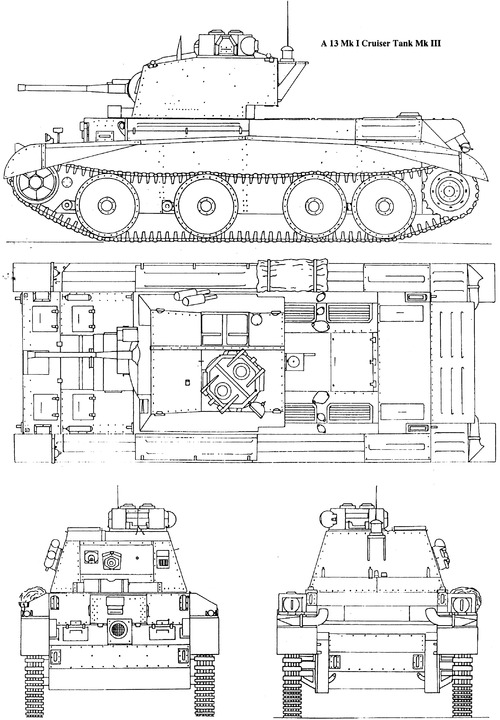 A13 Mk.I Cruiser Tank Mk.III Covenanter