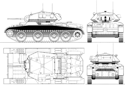 A13 Mk III Cruiser Tank Mk V Covenanter III