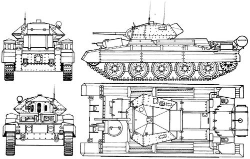 A15 Crusader Mk.II Cruiser tank Mk.VI