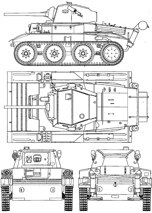 A17 Tetrarch Vickers Light Tank Mk VII