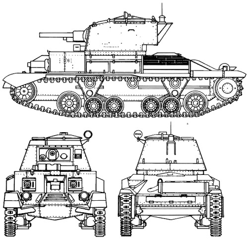 A9 Cruiser Tank Mk.I CS 3.7 inch'