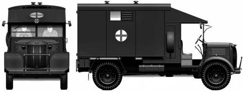 Austin K2-Y 2-ton 4x2 Ambulance (1942)