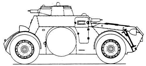 Autoblinda AB1939 Prototype 1