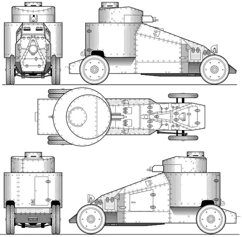 Benz-Mgebrov Armoured Car (1916)