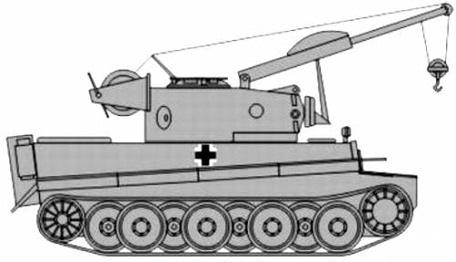 Bergenpanzer Tiger I