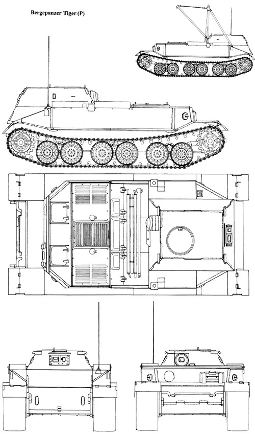 Bergepanzer Tiger (P)