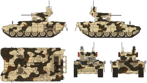 BMPT Ramka Terminator Fire Support Combat Vehicle