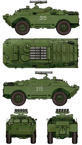 BRDM-2 Spandrel 9P148 Konkurs