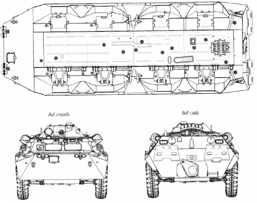 BTR-80 early (first production) version 2